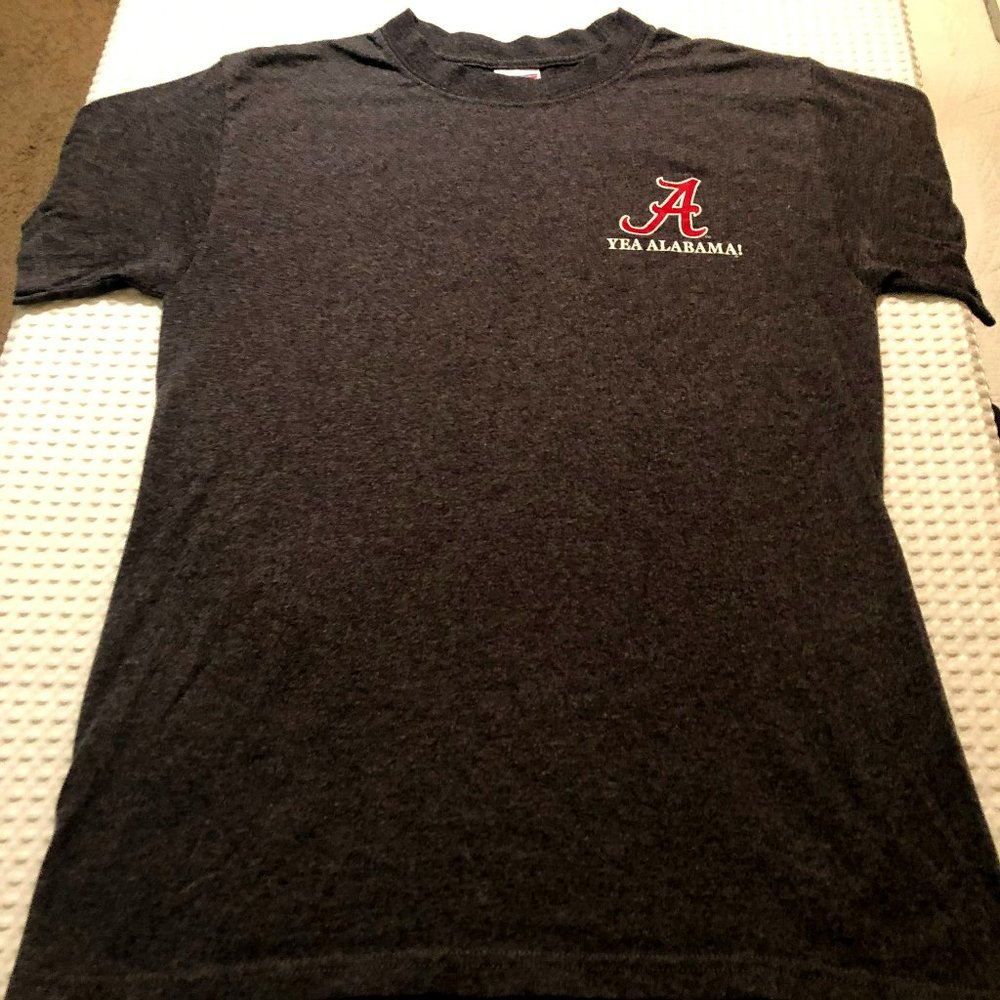 Unisex "YEA ALABAMA!" Fight Song T-Shirt LIKE NEW! Alabama Crimson Tide GAMEDAY